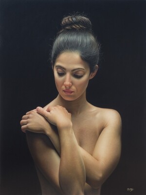 "the dark room II" 115 x 148 cm con Bastidor