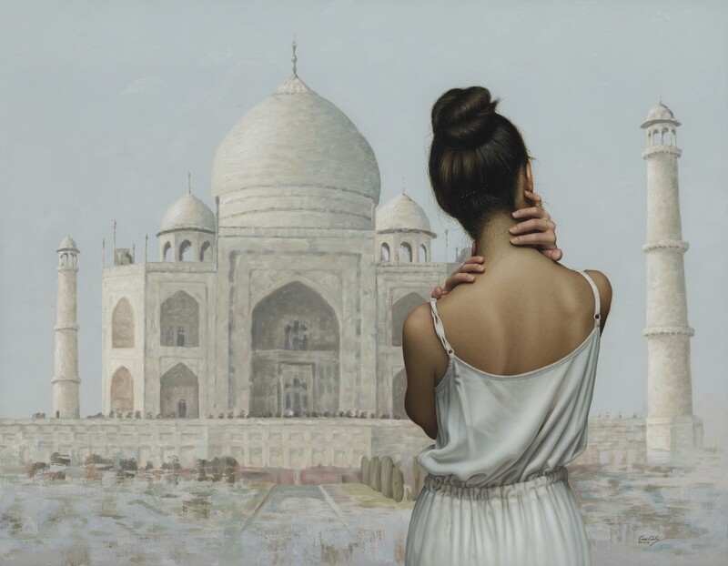&quot;India&quot; 115 x 148 cm enrollado (45&quot; x  58&quot;  Rolled Print)