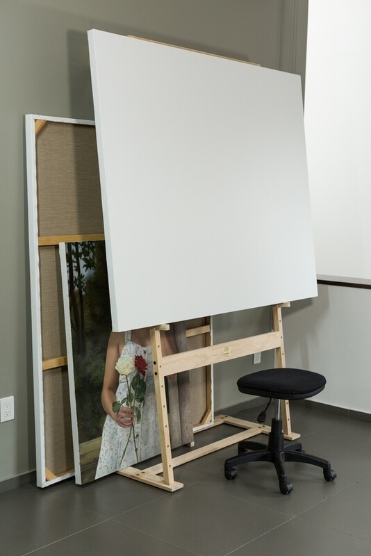 Caballete Milán Para Pintor de Formatos Grandes Por Omar Ortiz