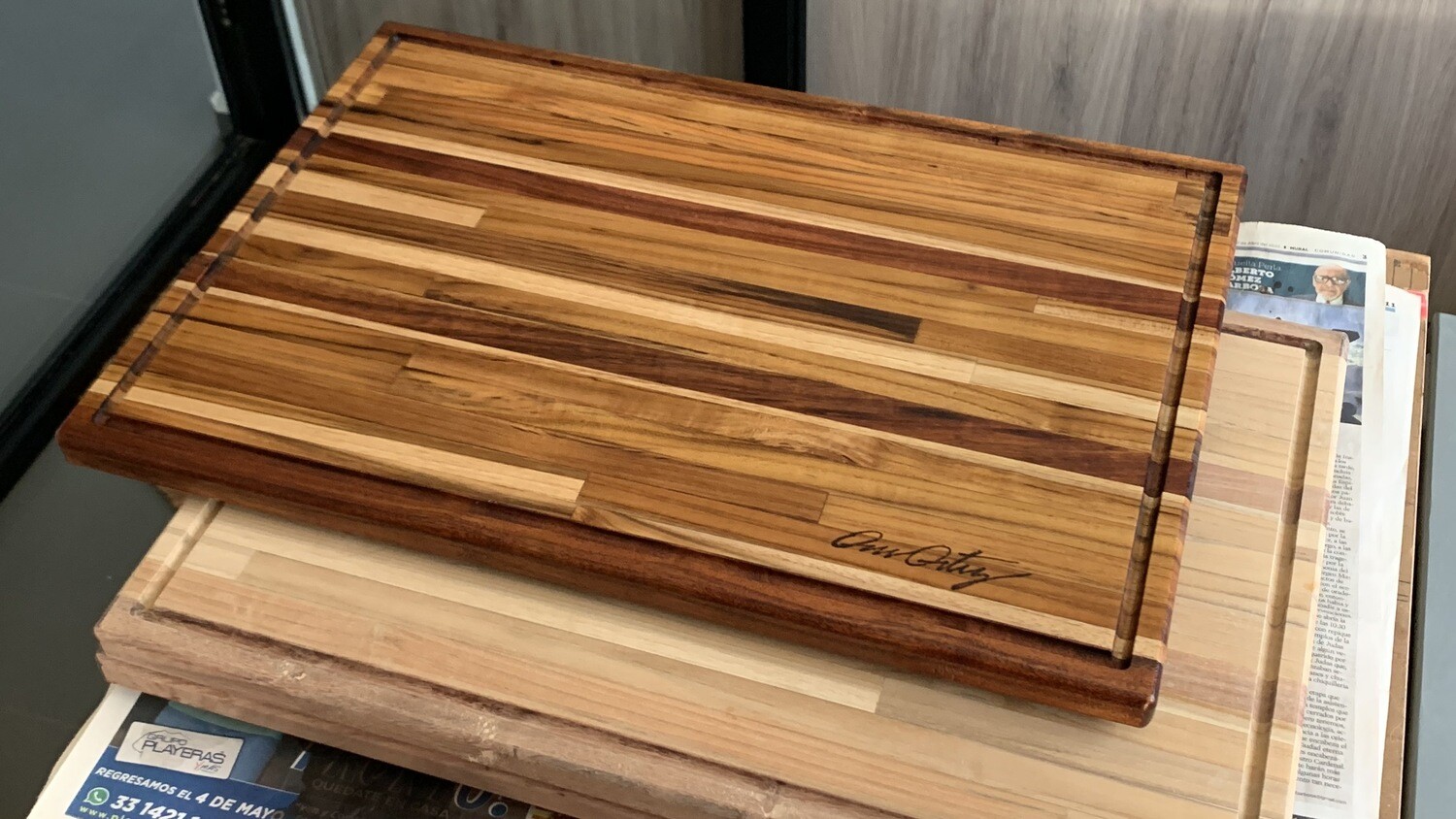 tabla para parrilladas por Omar Ortiz