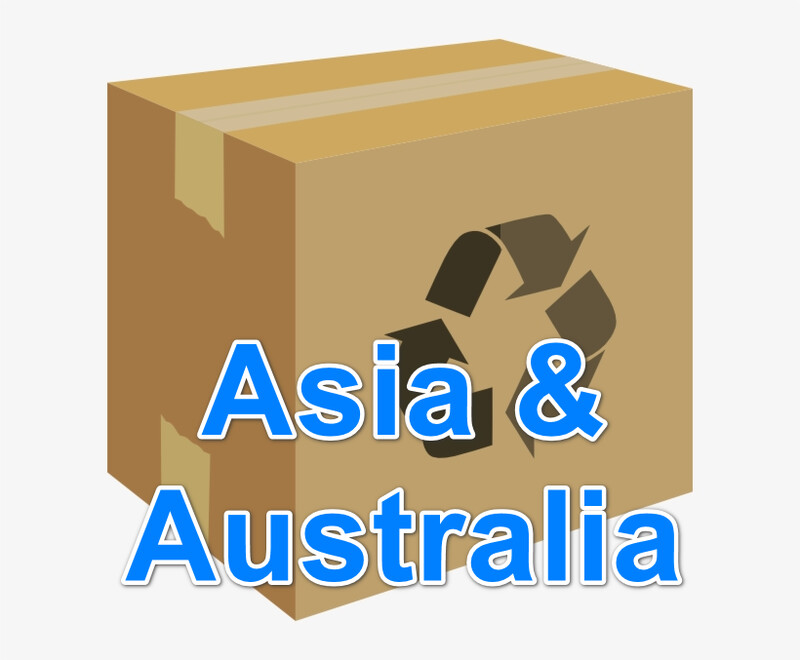 Envio pinceles Asia &amp; Australia 1 KG