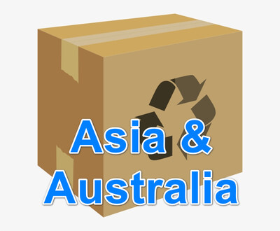 Envio pinceles Asia &amp; Australia 1 KG