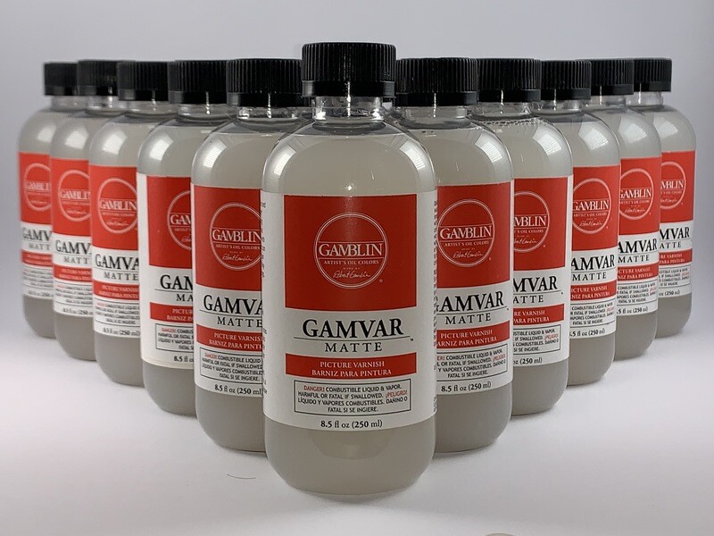 Barniz Gamvar Gamblin MATE Para Pinturas Al Oleo 250 ml