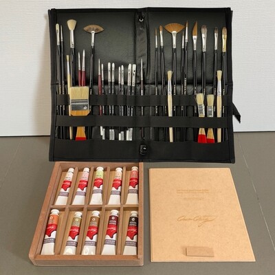 Flesh Tones Set 20 ml + PRO Brushes Set by Omar Ortiz
