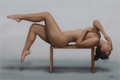 &quot;Balance II&quot; 120 x 180 cm con Bastidor