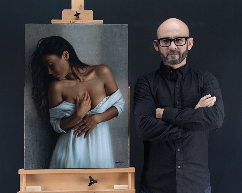 "Vestido Blanco" 70 x 50 cm  Oleo sobre lino $3500 USD