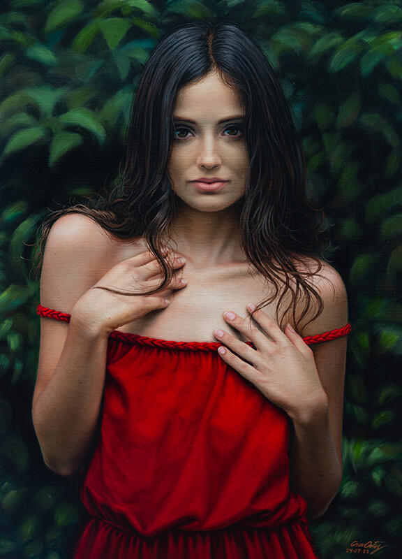 &quot;El Bosque III&quot; 70 x 50 cm  Oleo sobre lino $3500 USD