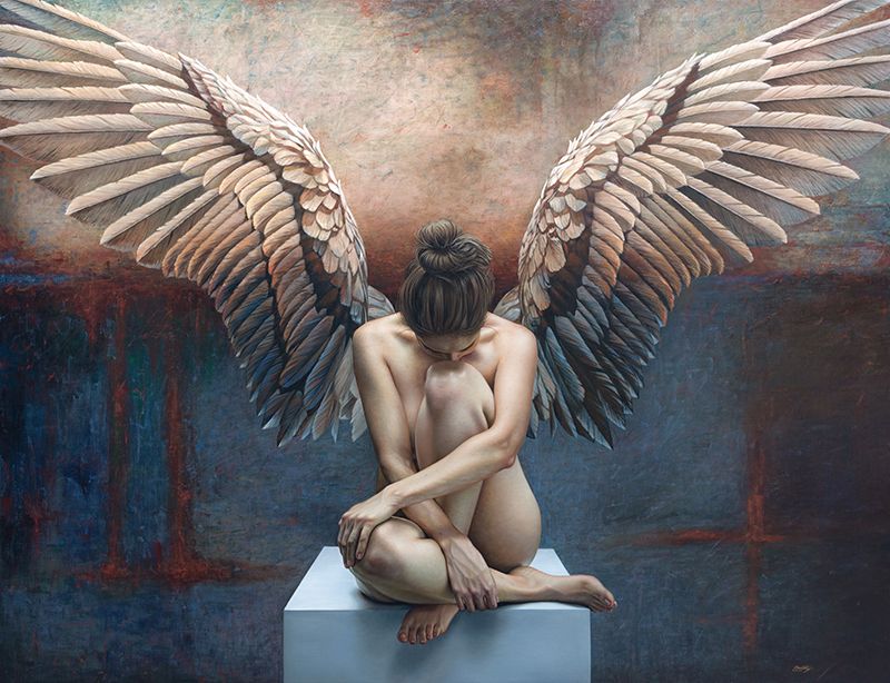&quot;Libertad II&quot; 76 x 100 cm en Bastidor
