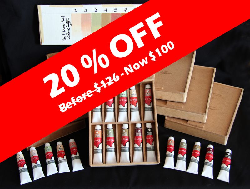 Omar Ortiz Flesh Tones Set 20 ml