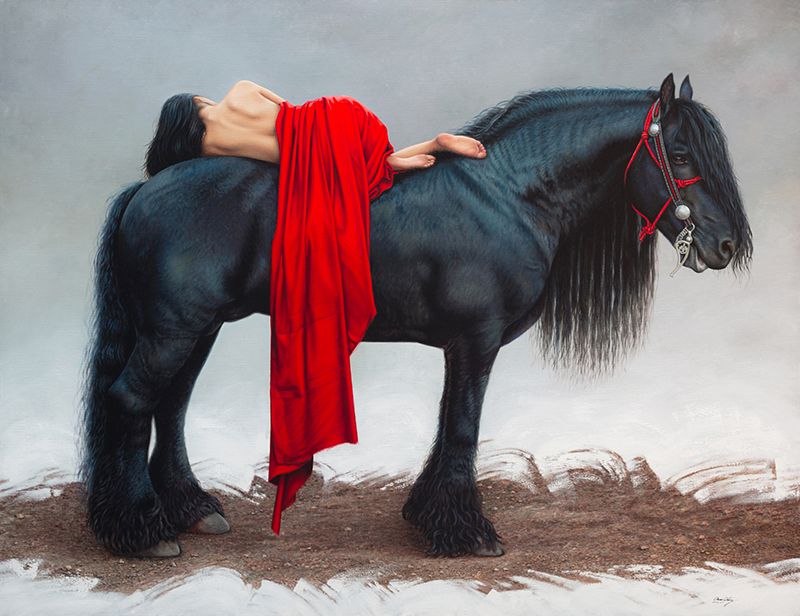 Baltazar 140 x 180  cm  Oleo sobre lino