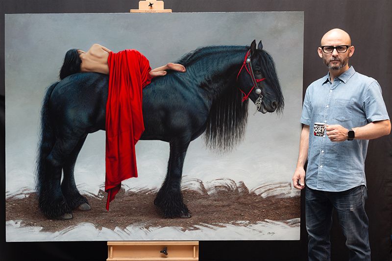 Baltazar 140 x 180  cm  Oleo sobre lino