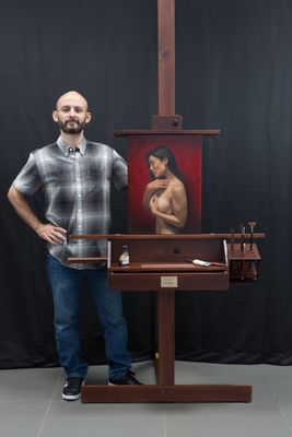 Caballete para Pintor modelo Roma por Omar Ortiz