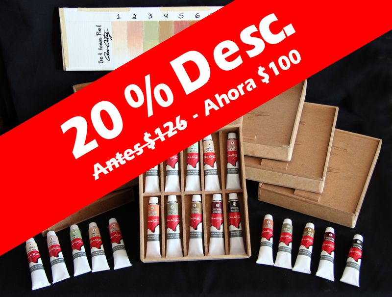 Set Tonos Piel 20 ml Omar Ortiz