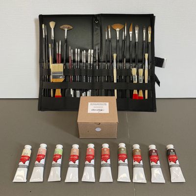 Set tonos piel 40 ml + set de pinceles PRO