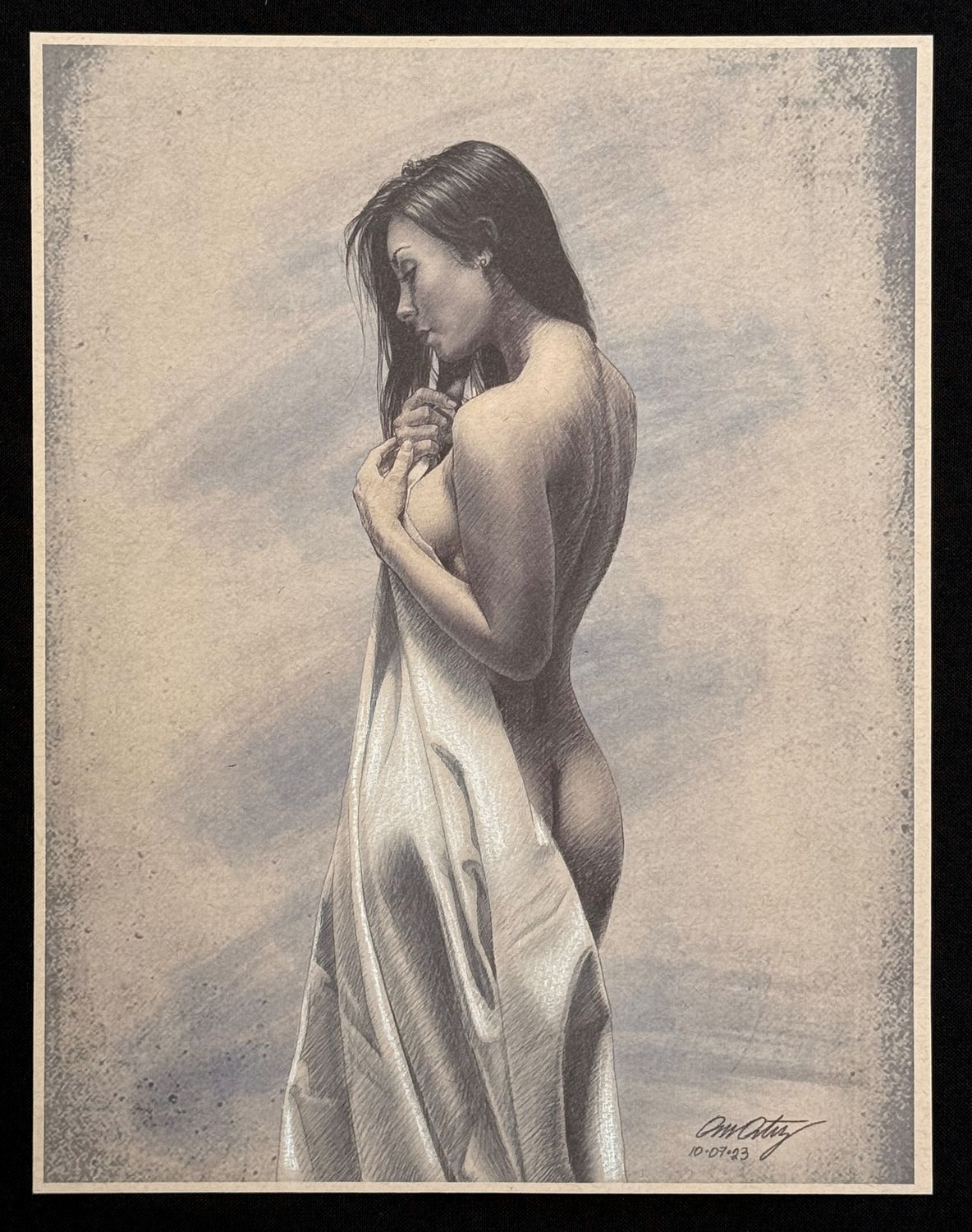 Fine art Print Drawing 01 SEPIA