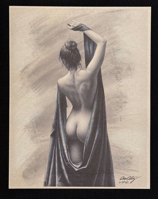 Fine art Print Drawing 02 SEPIA