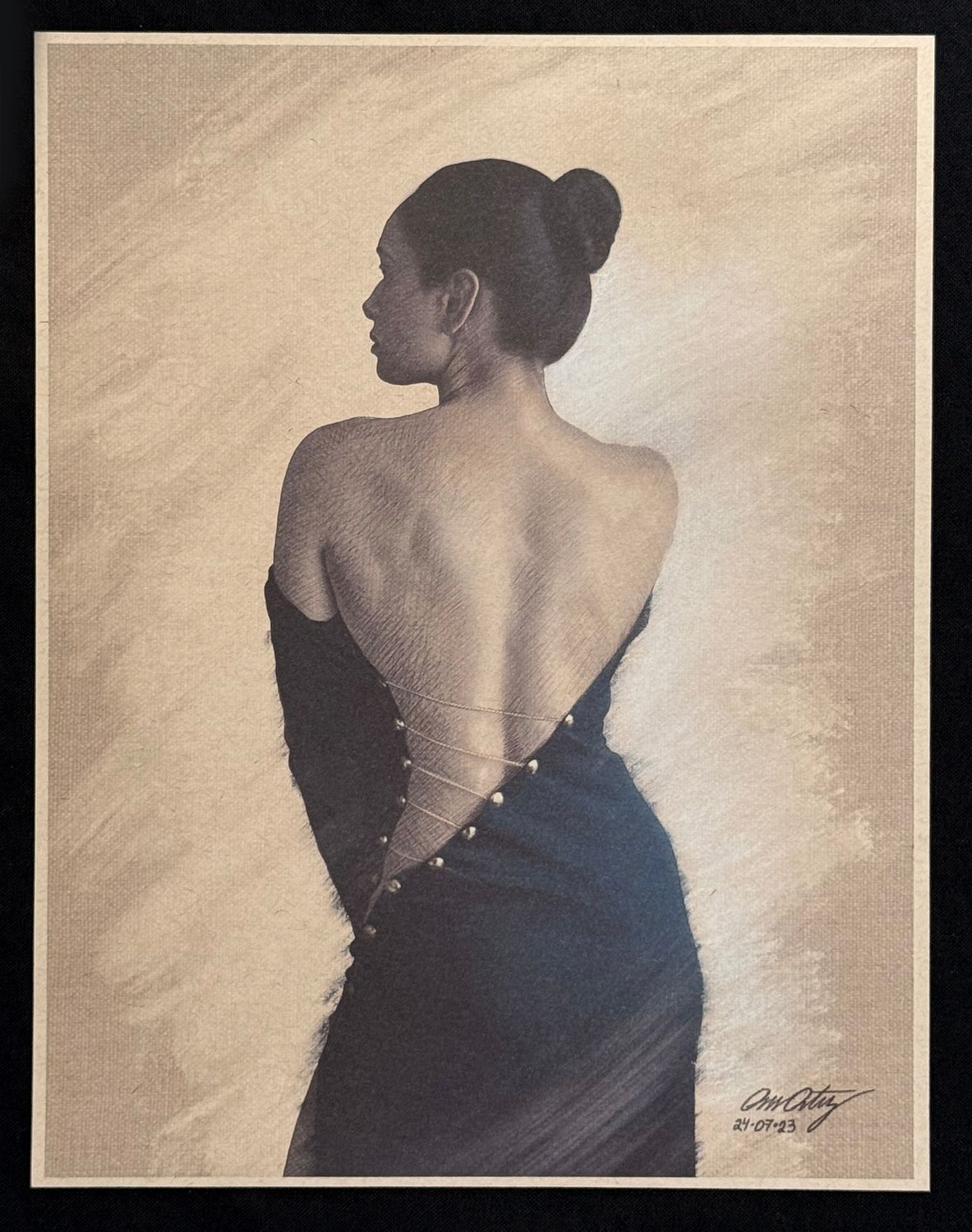 Fine art Print Drawing 04 SEPIA