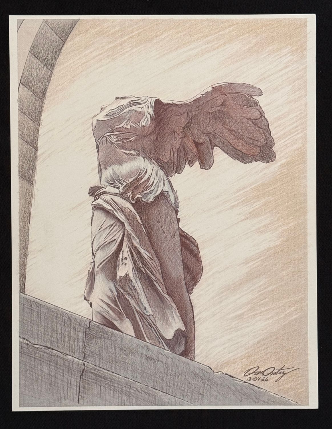 Fine art Print Drawing 05 CREAM