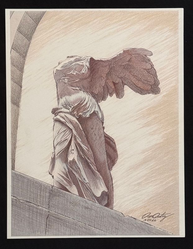 Fine art Print Drawing 05 CREAM