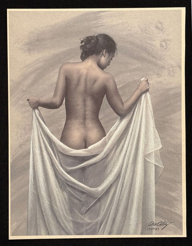 Fine art Print Drawing 06 SEPIA