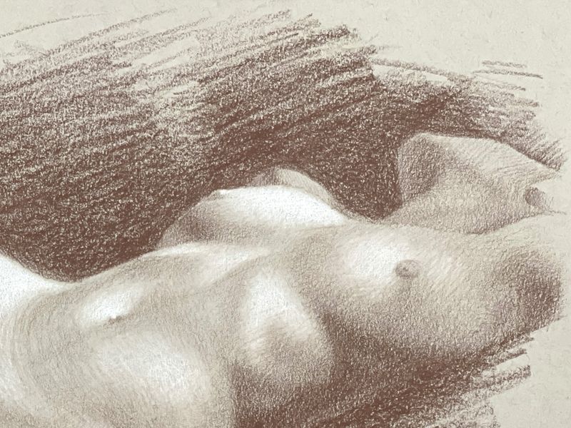 Fine art Print Drawing 08 SEPIA