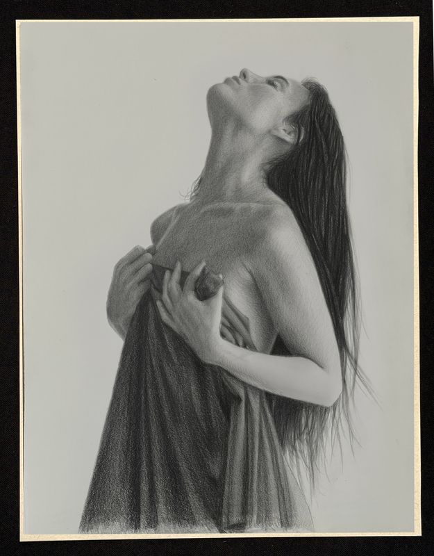 Fine art Print Drawing 10 CREAM