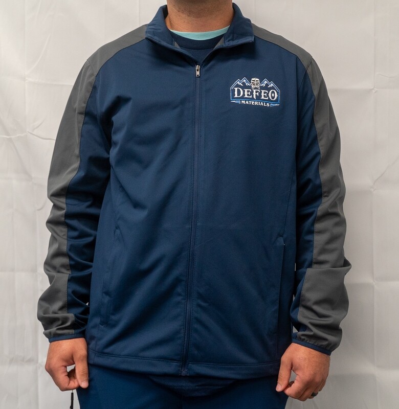 Rain Jacket/Windbreaker - DeFeo Materials Rail Logo