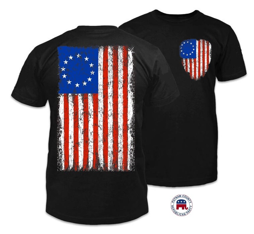 Betsy Ross USA Flag T-Shirt