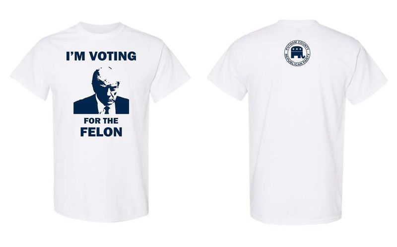 2024 I'm Voting for the Felon T-Shirt