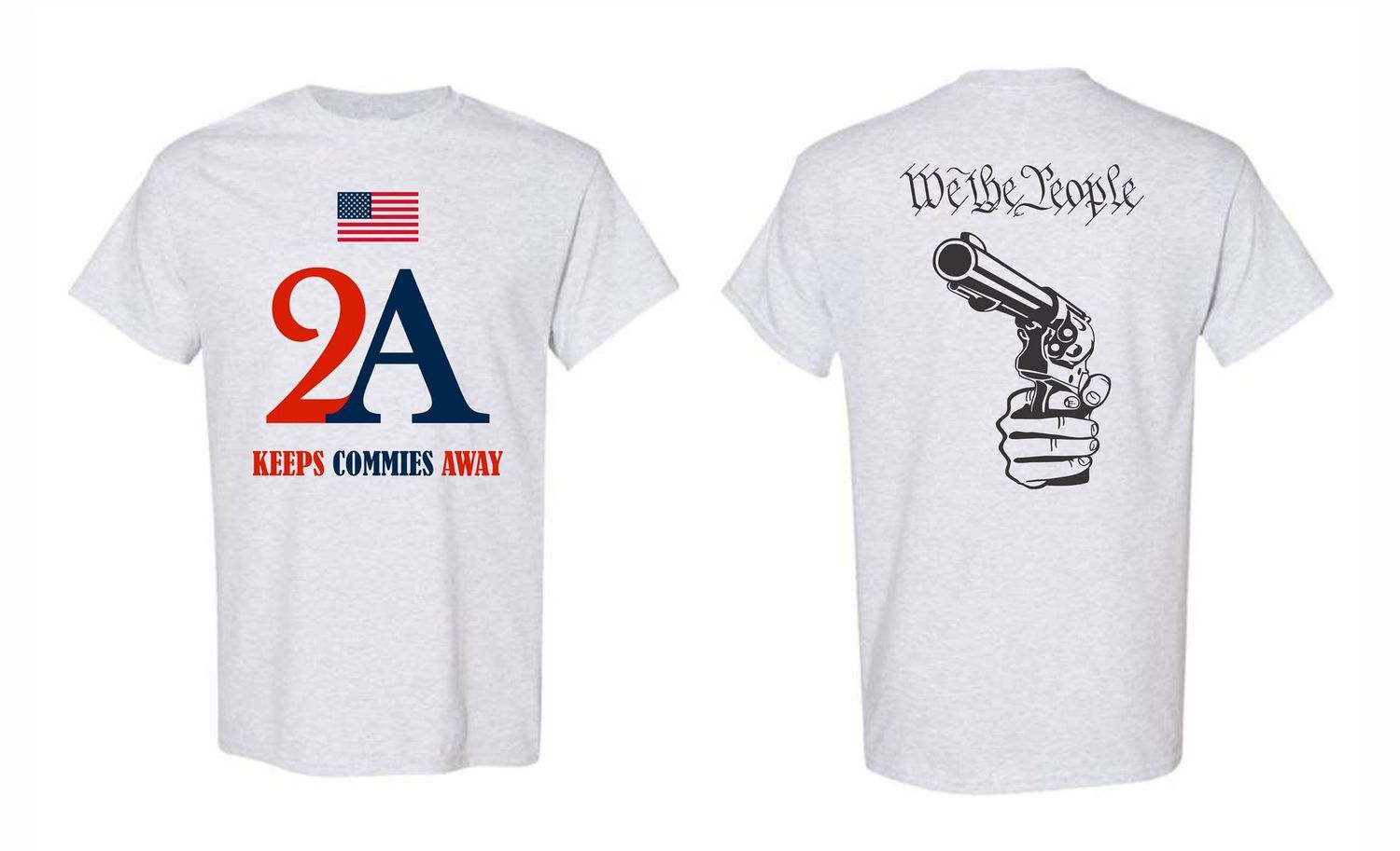 2024 2A Keeps Commies Away T-Shirt