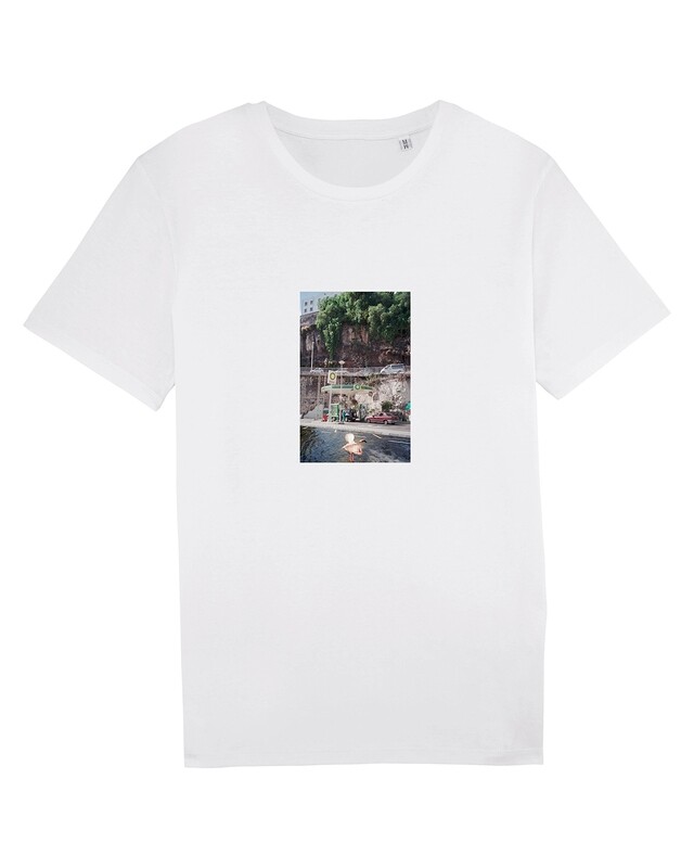 Pink Flamingo White T-Shirt