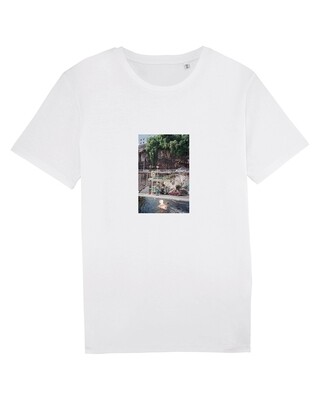 Pink Flamingo White T-Shirt