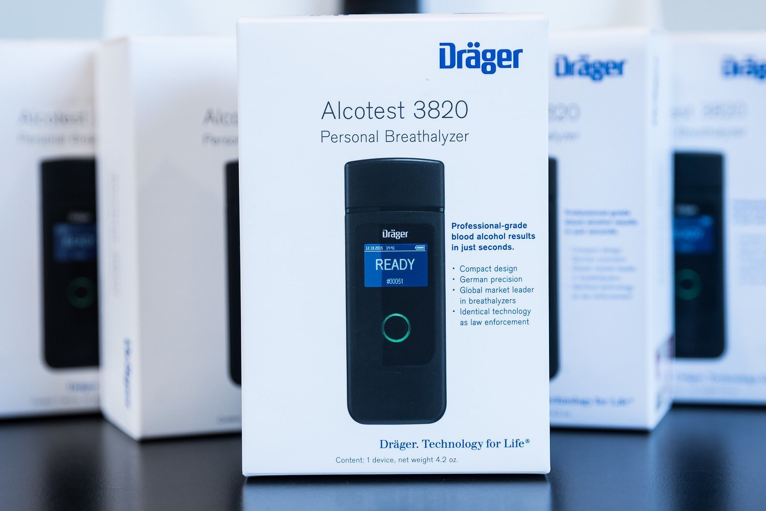 Personal Fuel Cell Breathalyzer Australia DRAGER Alcotest 3820