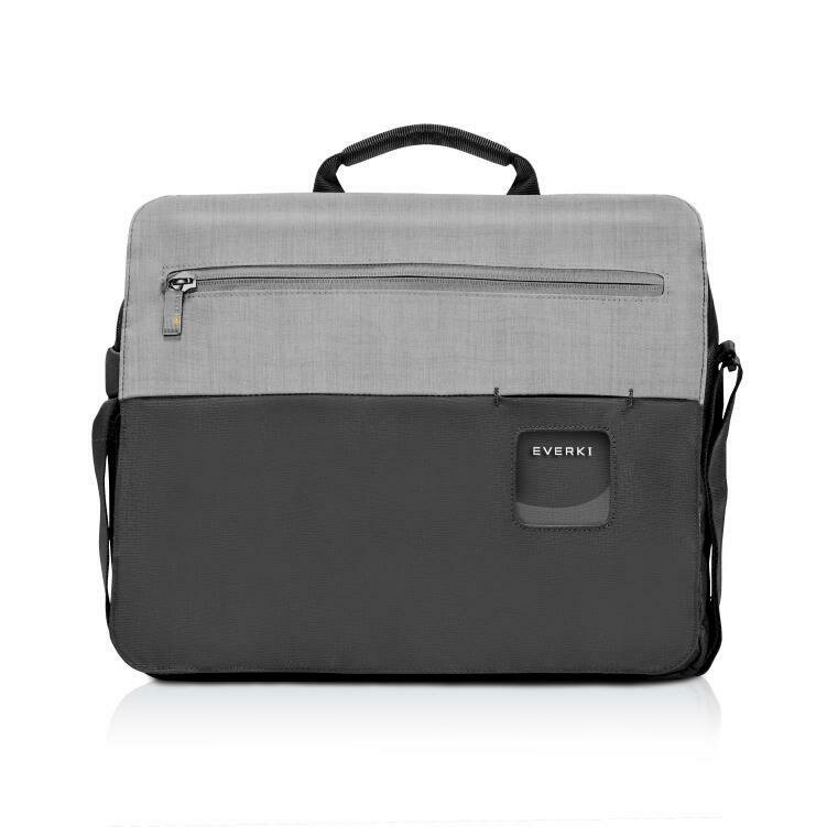 Everki ContemPRO Laptop Shoulder Bag Black, up to 14.1"/ MacBook Pro 15 with Dedicated Tablet/iPad/Pro/Kindle compartment up to 13"