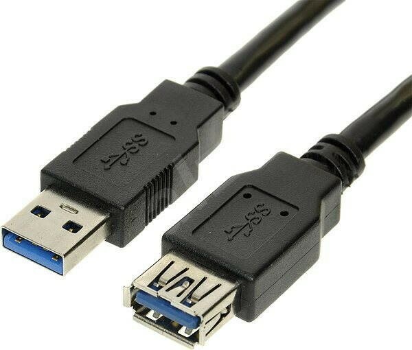 USB 2.0 A MALE TO FEMALE CABLE 3M