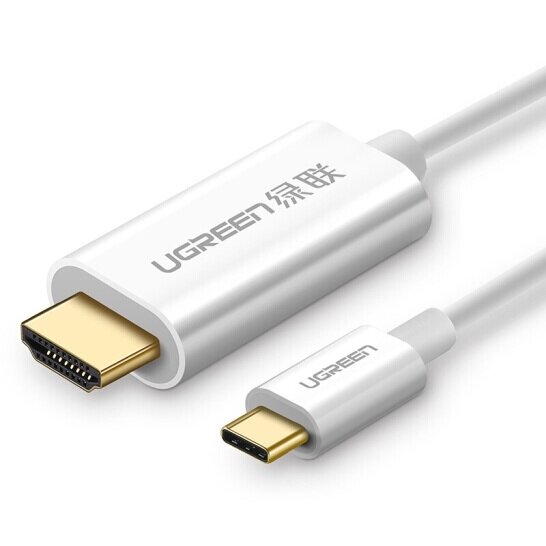 UGreen TypeC to HDMI 1.5M Cable White 30841