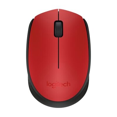Logitech M171 Red wireless mouse (910-004657)