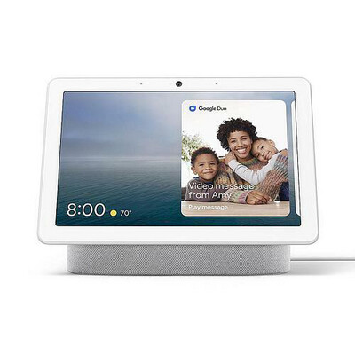 Google Nest Hub Max HD Touch Smart Display & Home Assistant Chalk GA00426-AU