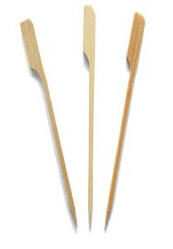 Flaggenspiess- braun aus Bambus / 180mm / 200 Stk Flaggenspiess- braun aus Bambus / 180mm / 200 Stk