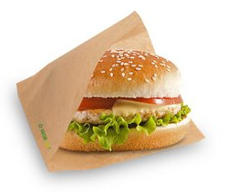 Snackbeutel / Hamburger Tüten - braun 15x16cm 2.000 Stk Snackbeutel / Hamburger Tüten - braun 15x16cm 2.000 Stk