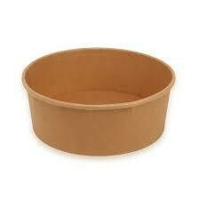 Salatschale 1300ml Kraftpapier Bowl braun Kraft rund 40oz 300stück Salatschale 1300ml Kraftpapier Bowl braun Kraft rund 40oz 300stück