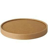Deckel braun Kraft für Salat Bowls 850ml u.1200mm Ø 185 mm Deckel braun Kraft für Salat Bowls 850ml u.1200mm Ø 185 mm
