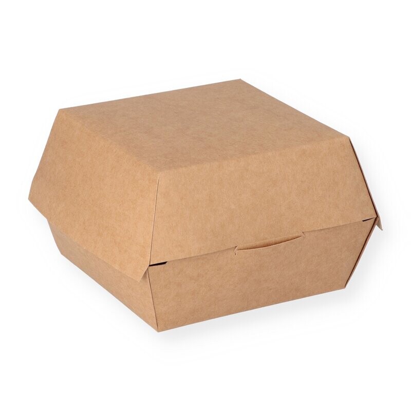 Hamburger Box Hamburger Box "L" Braun 105x105x115mm 300 Stk. 6x50 stk.