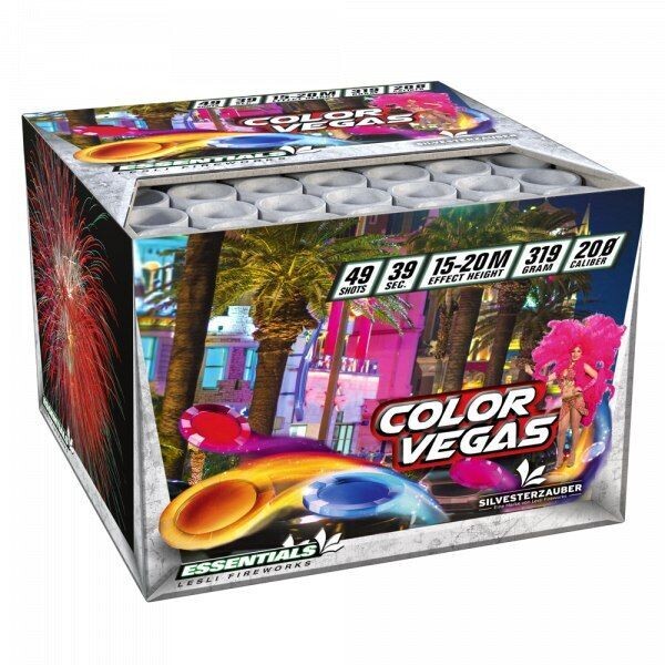Color Vegas, 49-Schuss Batterie NEU