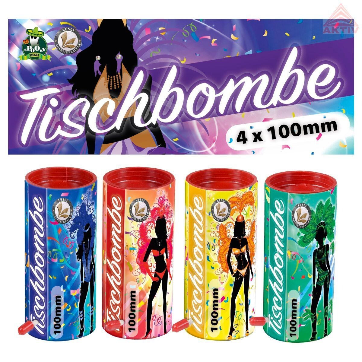 Tischbomben Table Bomb 4er-Set