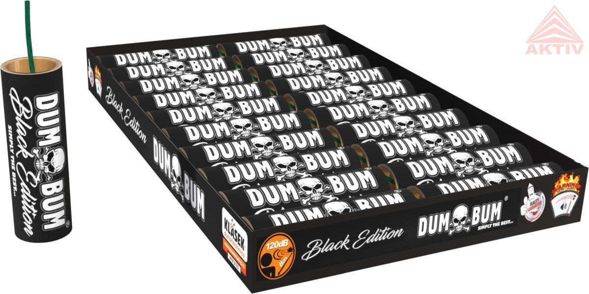 DumBum Black Edition 20er Schwarzpulver Knaller 120db NEU