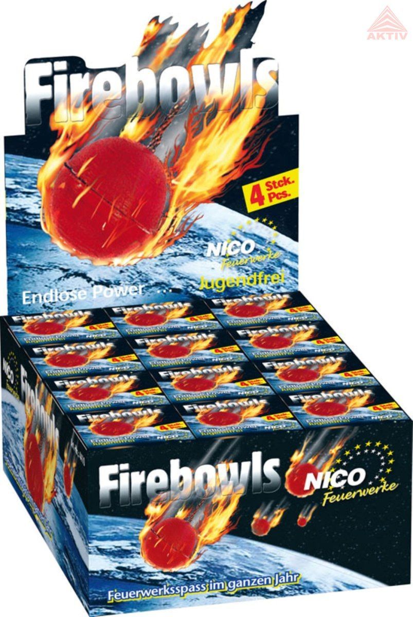 Fireballs Powerballs, 4er x 72 Päckchen