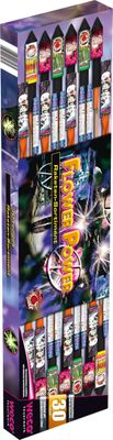 Flower Power 30-tlg. Raketensort. Karton NEU