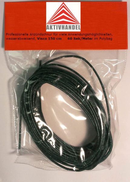 VISCO Anzündlitze grün 150 cm 60  Sek./Meter