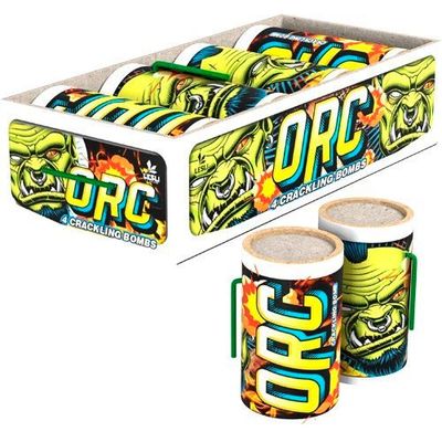 Orc Crackling Fontäne 4er-Pack Orc Crackling Fontäne 4er-Pack